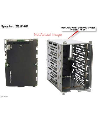 HP ML350G4 X3.4GHz HP-SCSI Drive cage non 370782-001