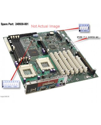 HP ML370G4 X3.0 AT System board with processor cage  316864-001