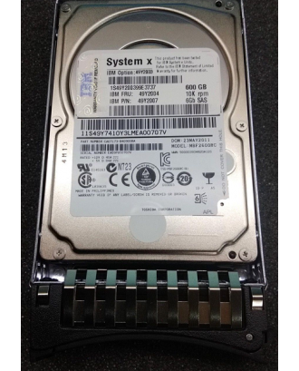 IBM 600GB 10K 6Gb SAS 2.5 HDD 49Y2004 49Y2007